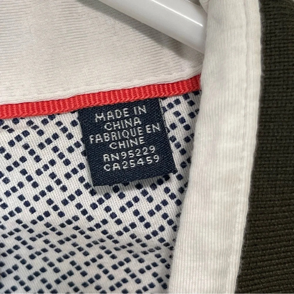 Ted Baker Long Sleeve Green Navy Polo shirt Deluxe size 6 - Picture 13 of 16